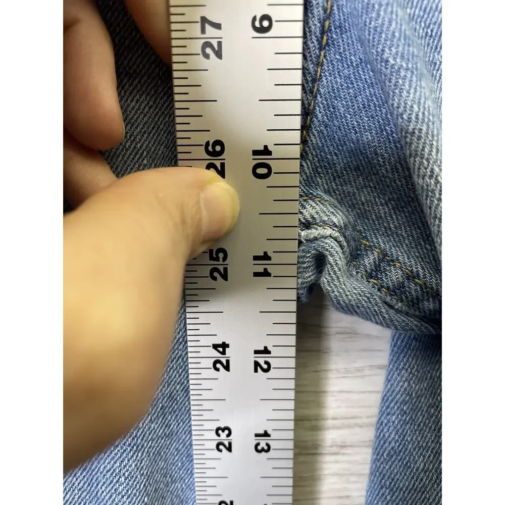 Hollister Womens 24‎ Blue Ultra High-Rise Mom Jean Vintage Stretch Denim W24 L27